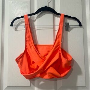 (S-M) Neon orange swim top